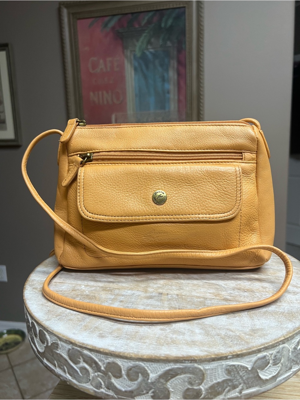 Stone Mountain Peach Colored Crossbody Bag